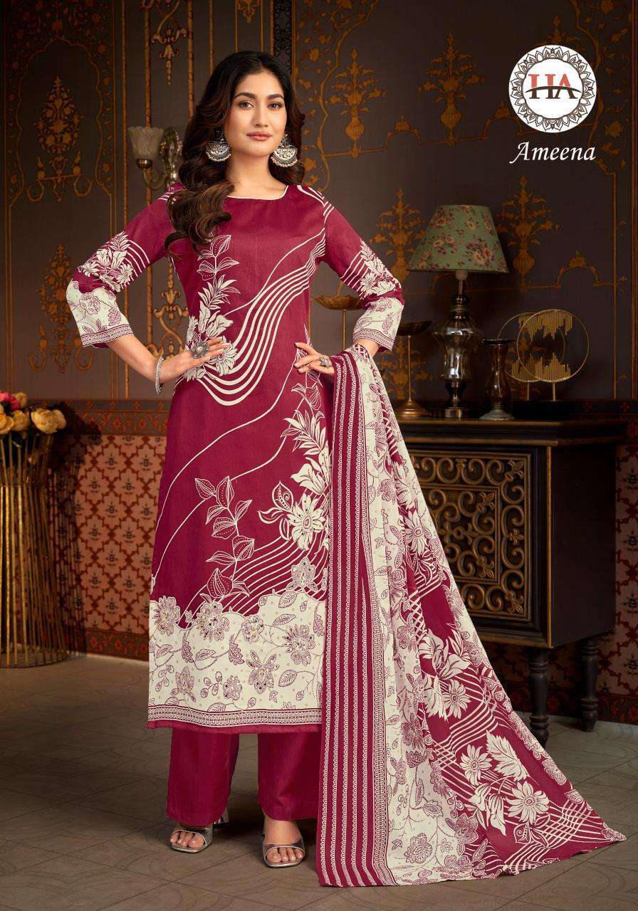 Alok Harshit Ameena wholesale dress materials in surat