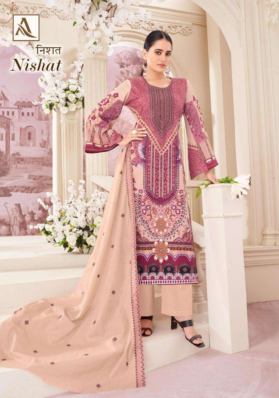 Alok Nishat wholesale dress materials in surat with price