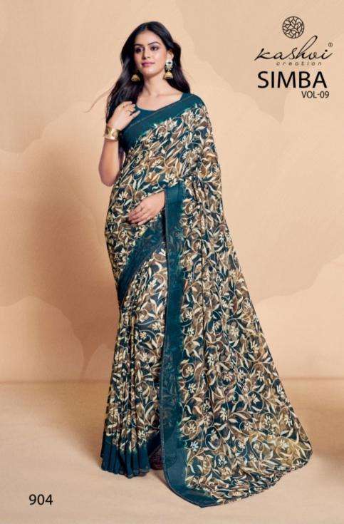 Kashvi Simba Vol 9 surat saree wholesale market