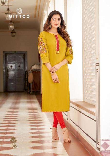 Mittoo Kaamiya Kurti catalogue in Surat