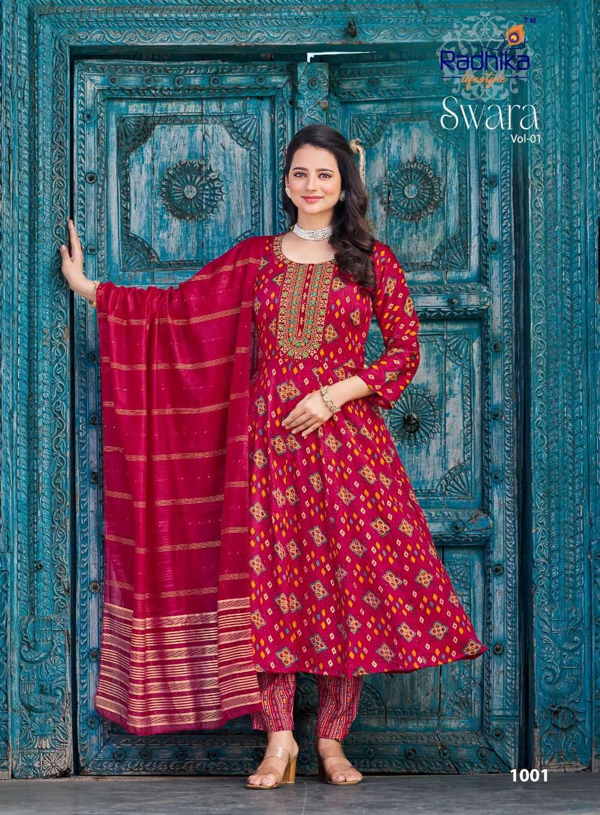 Radhika LifeStyle Swara Vol 1 wholesale kurti manufacturers in surat