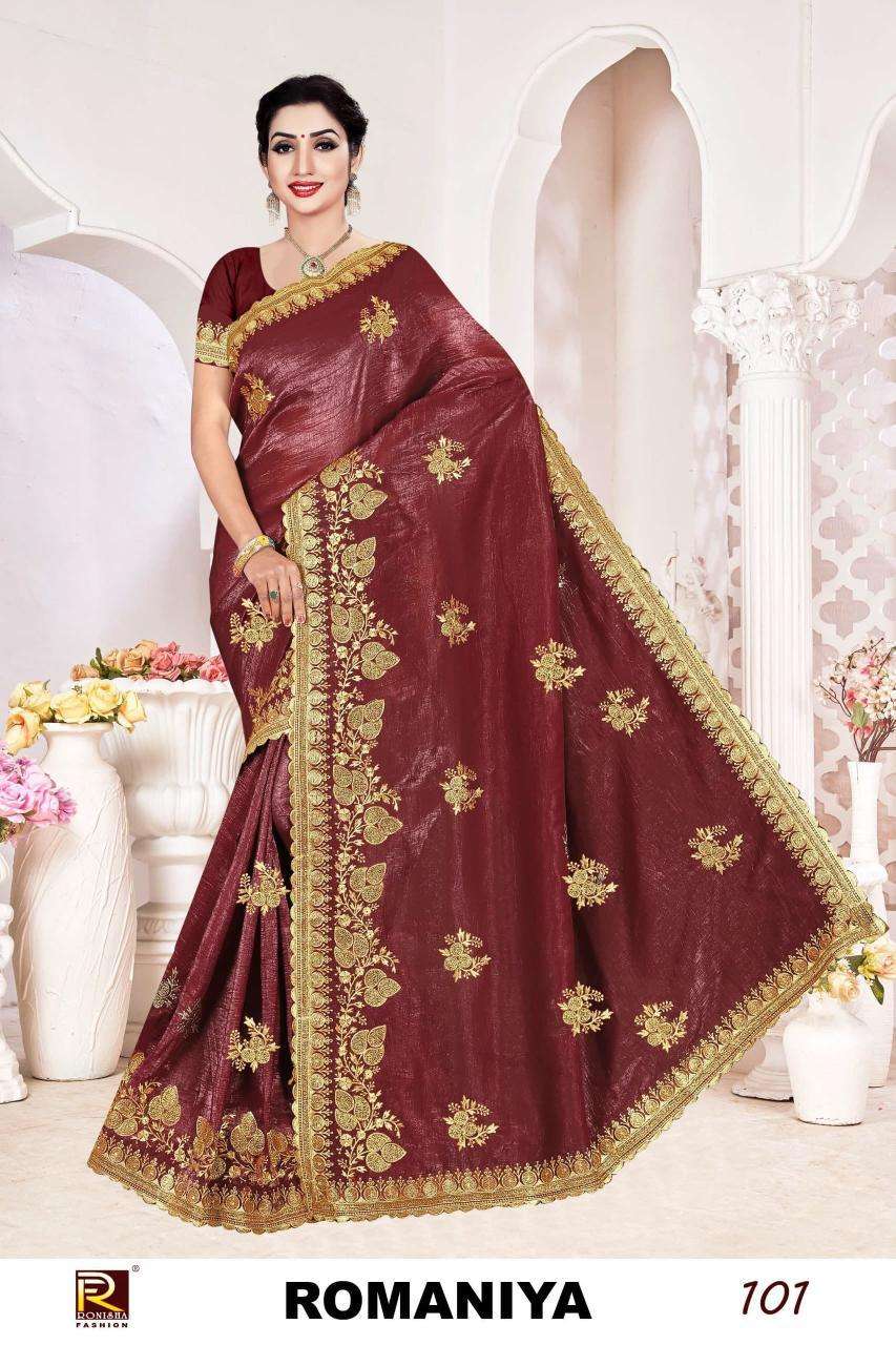 Ronisha Romaniya saree wholesalers in surat