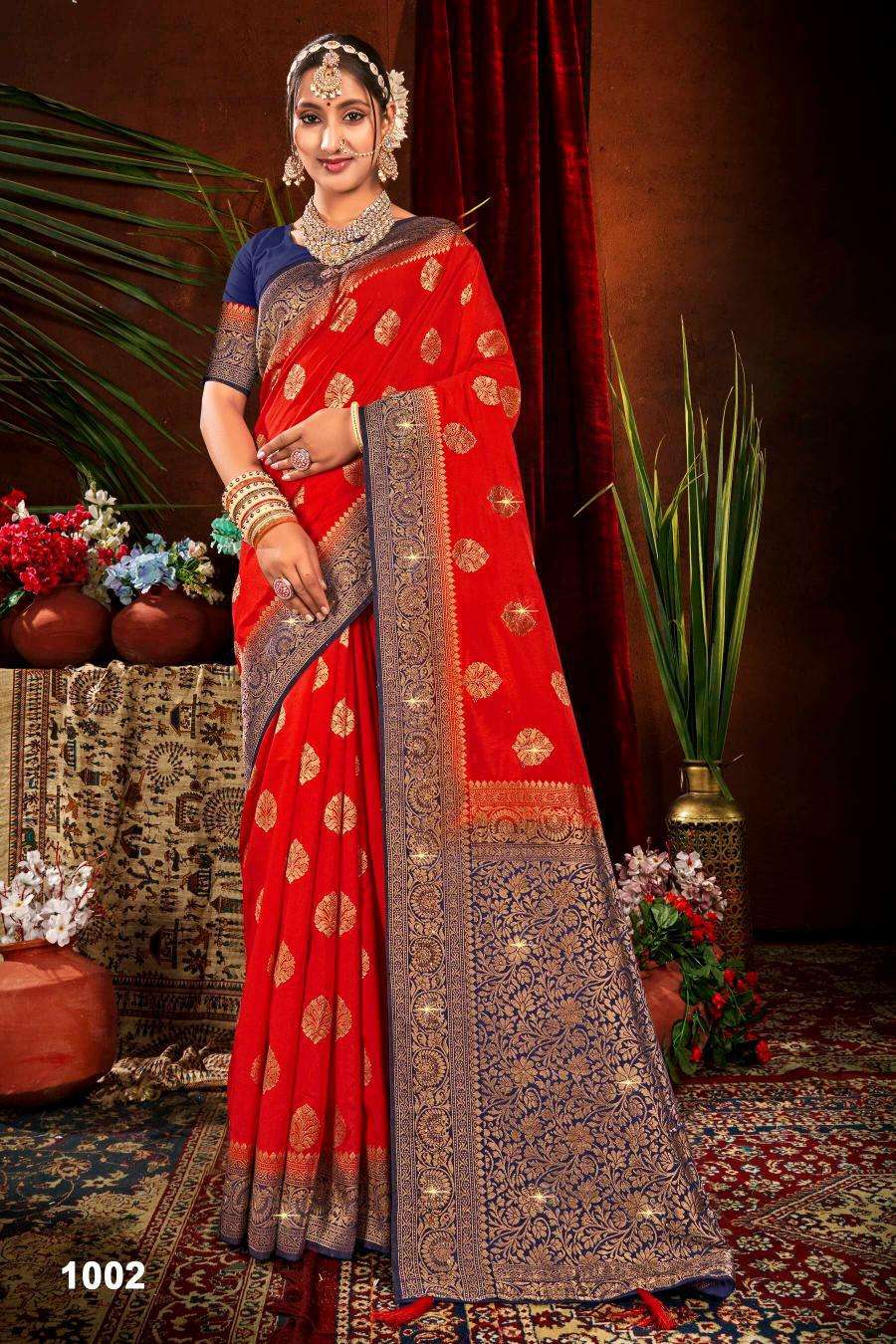 Saroj Prapti dola swarovski vol.3 saree wholesalers in surat