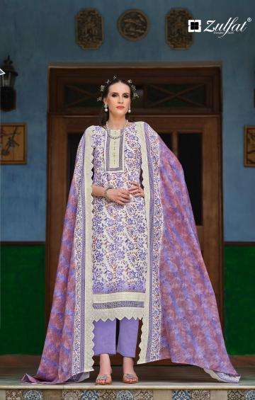 Zulfat Farhana Vol 8 Kolkata wholesale printed dress materials