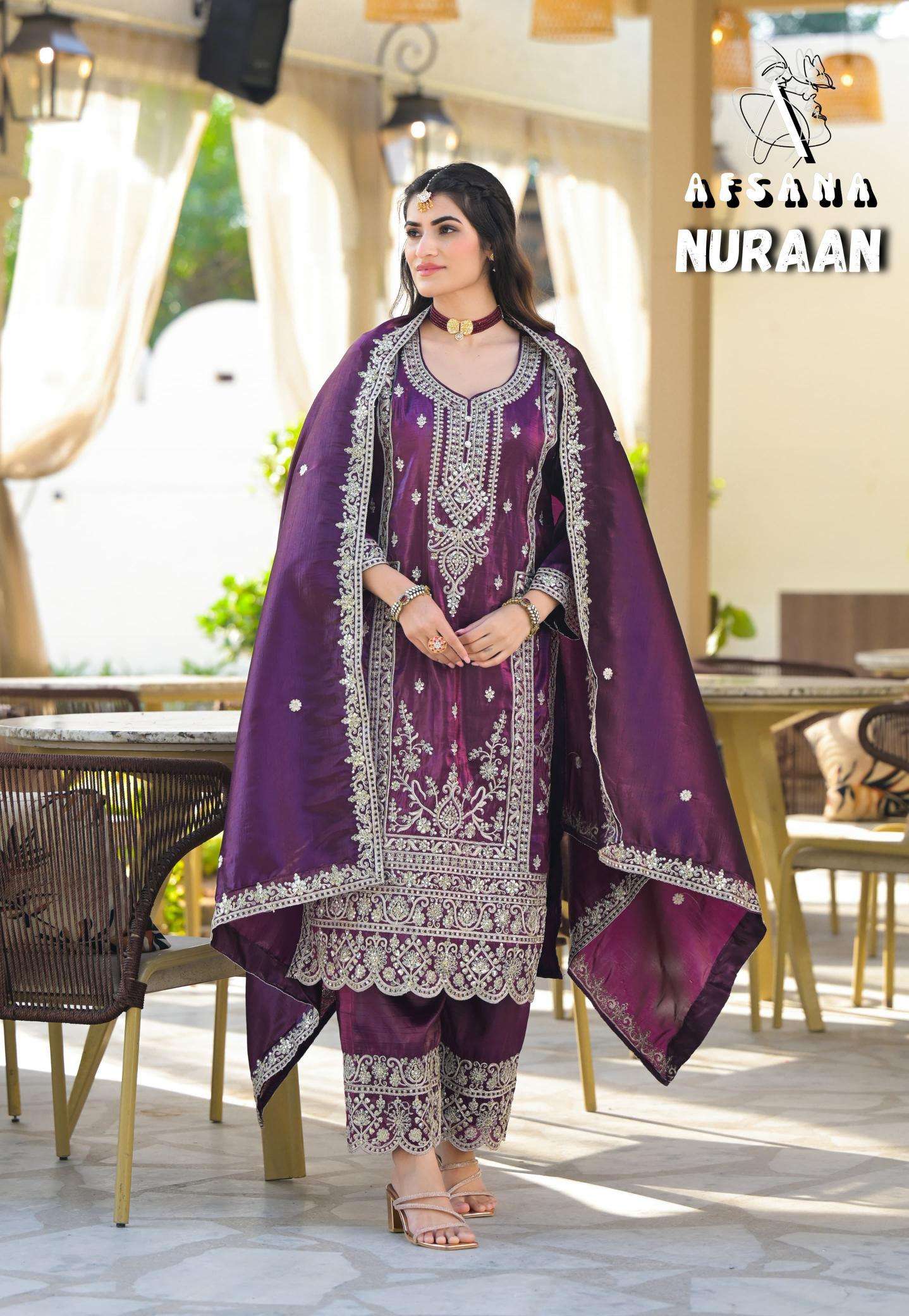 Afsana Nuraan Designer Salwar Kameez wholesale