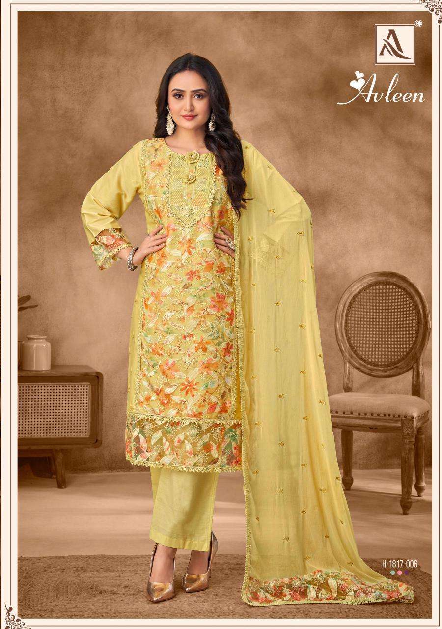 Alok Avleen Wholesale designer dress material in Vadodara