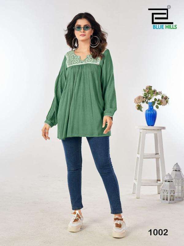 Blue Hills Tunic Nx Bulk Kurtis suppliers