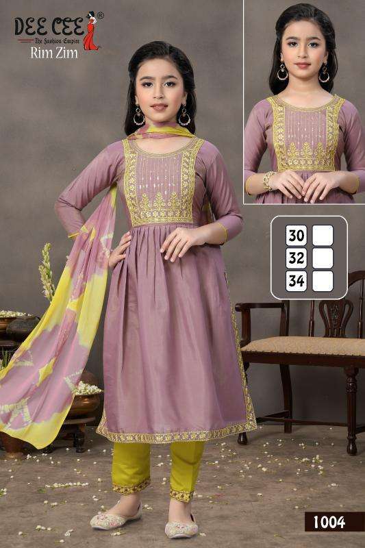 Deecee Rim Zim Latest Kurti designs for wholesale