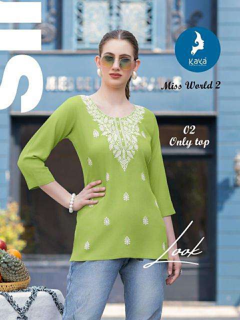 Kaya Miss World 2 Kurti wholesale