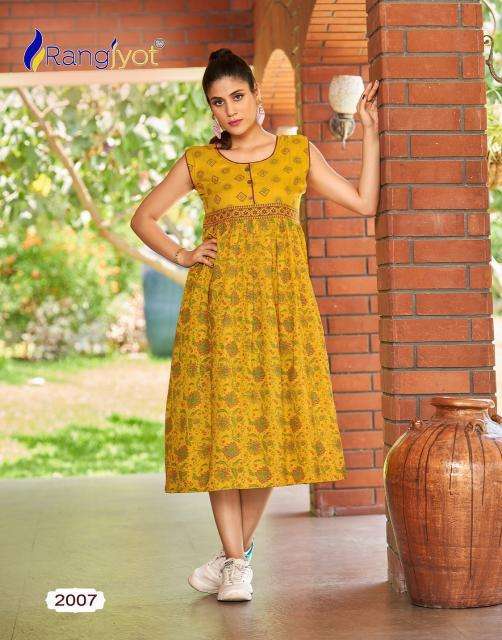 Rangjyot Summer Queen Vol 2 western dress Manufacturers in Mumbai