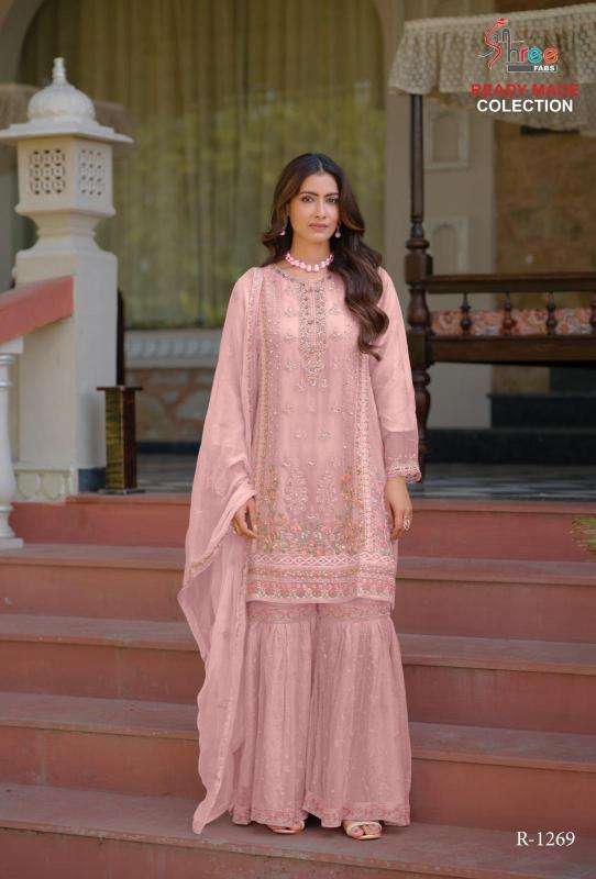 Shree Fabs R 1269 Chiffon Salwar Kameez wholesale market in Mumbai