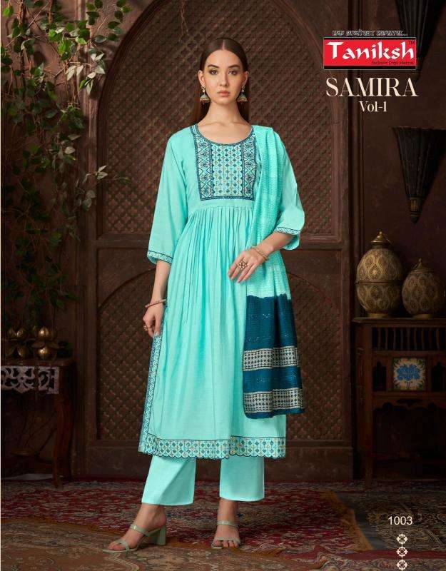 Taniksh Samira Vol 1 Designer Kurtis Wholesale in Ahmedabad