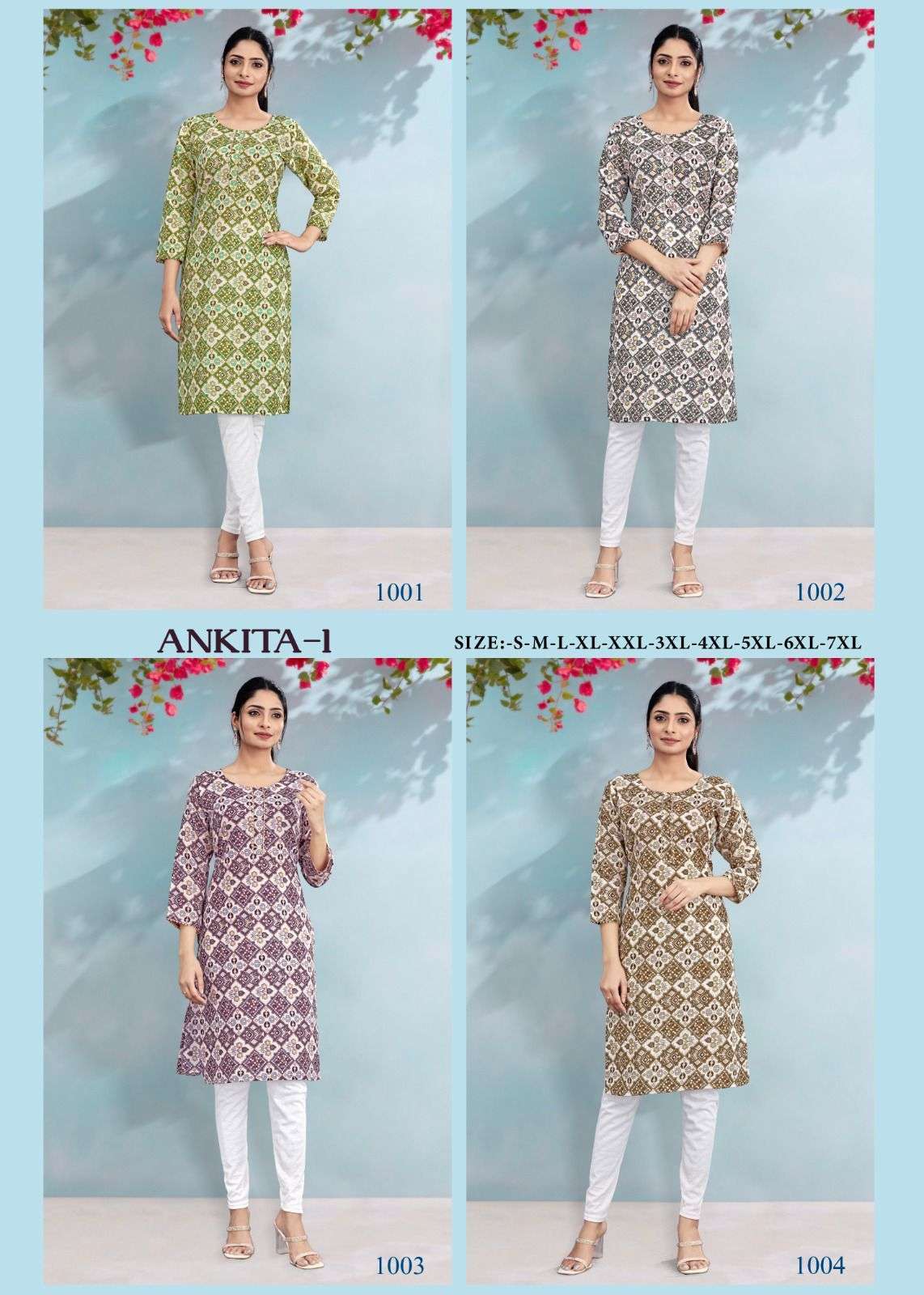 ANKITA-1 RAYON COTTON Kurti 