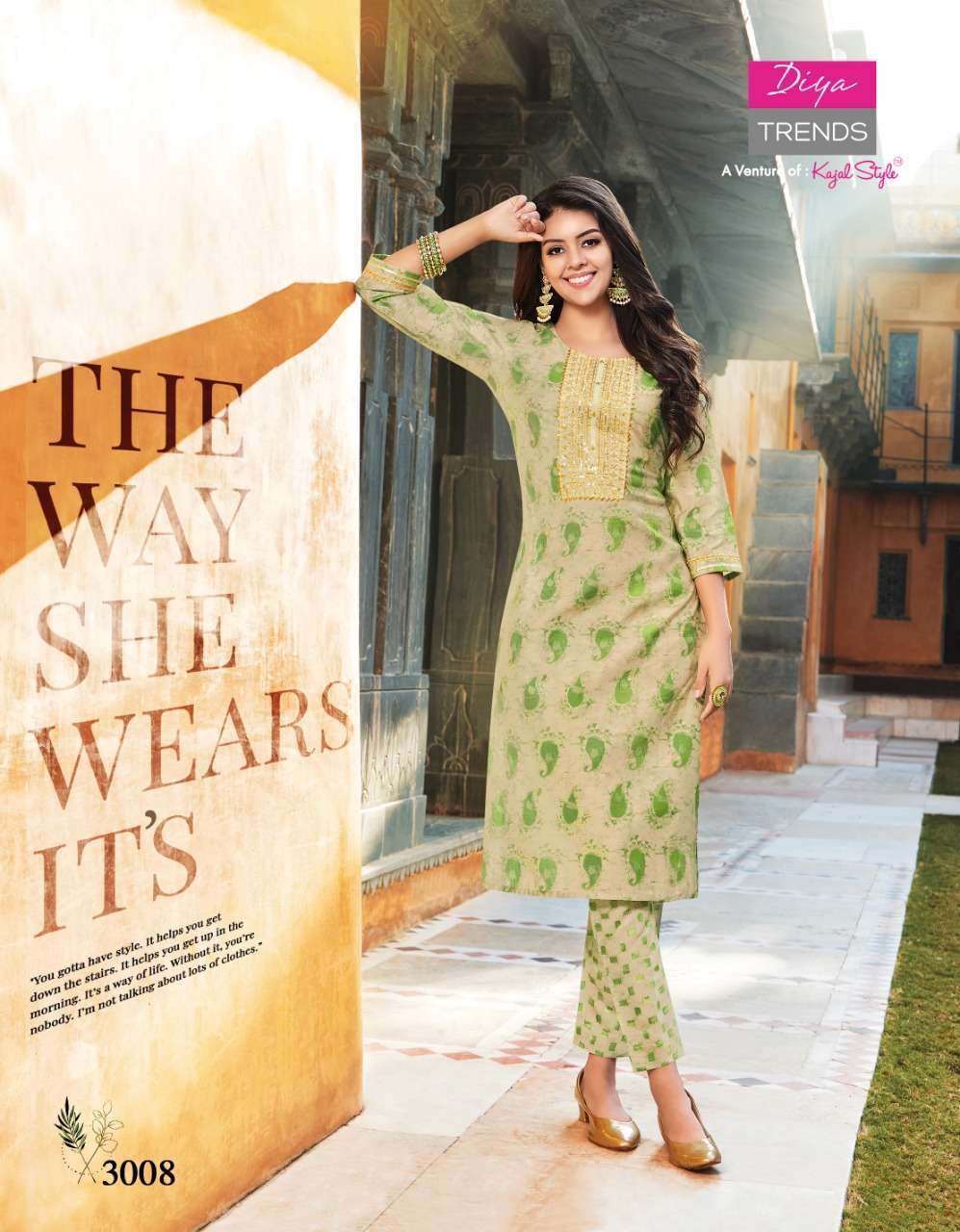 DIYA TRENDS GOLDY VOL-3 KURTI 