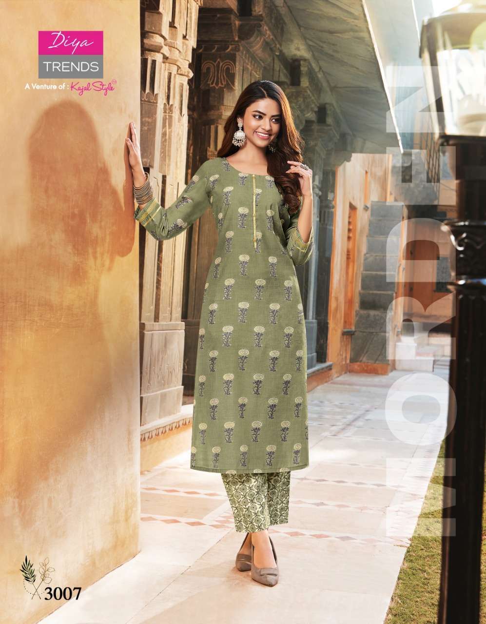 DIYA TRENDS GOLDY VOL-3 KURTI 