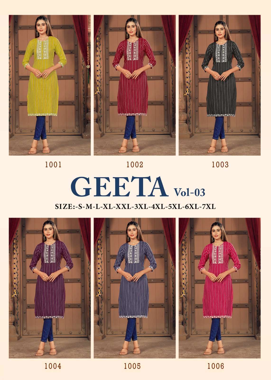 GEETA V-3  silk Kurti