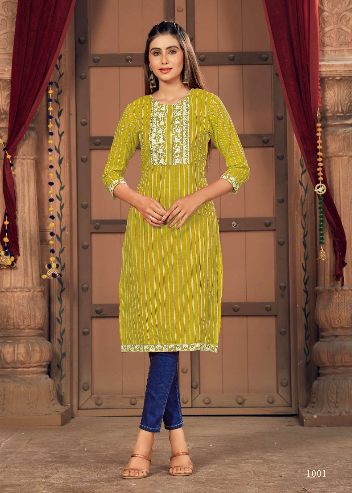 GEETA V-3  silk Kurti