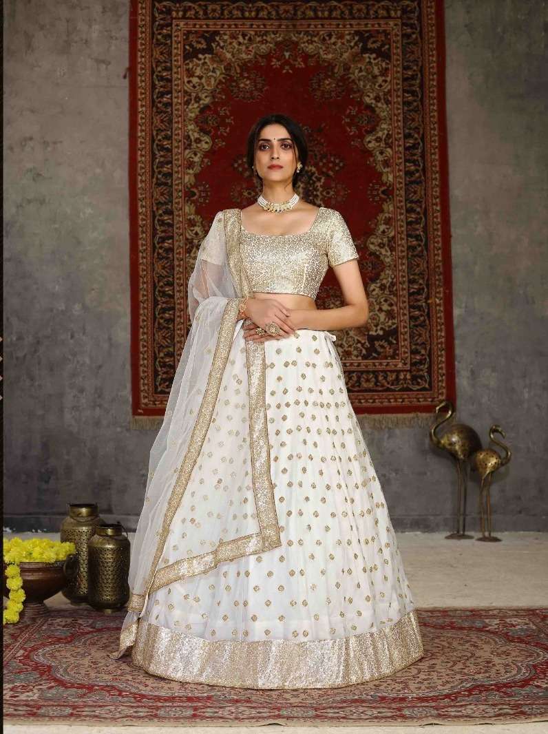 GIRLISH VOL. 1 DESIGNER EXCLUSIVE NET FABRIC LEHENGA CHOLI 