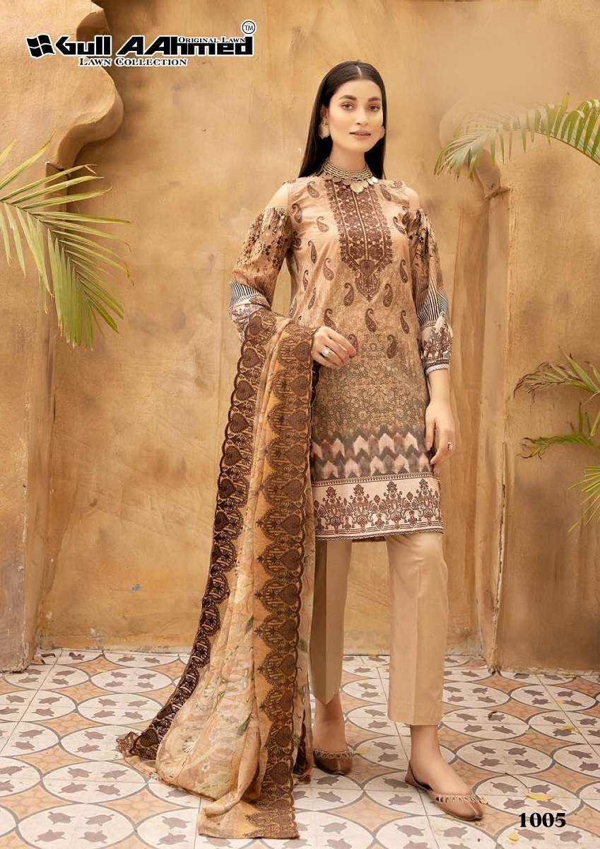 Gull Ahmed Zarqash – Embroidery Lawn Collection