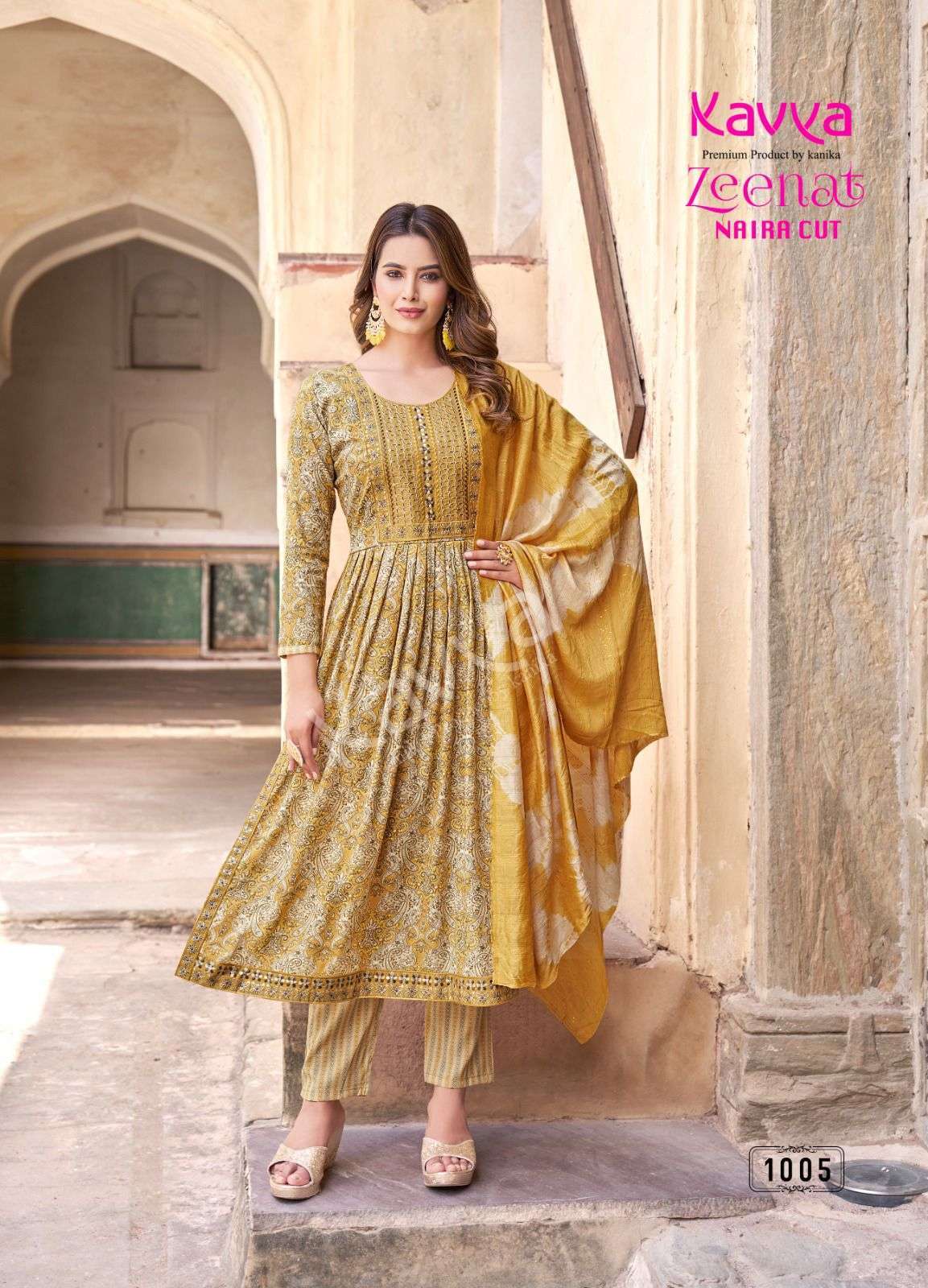 KAVYA ZEENAT VOL 1 Naira Cut Kurti