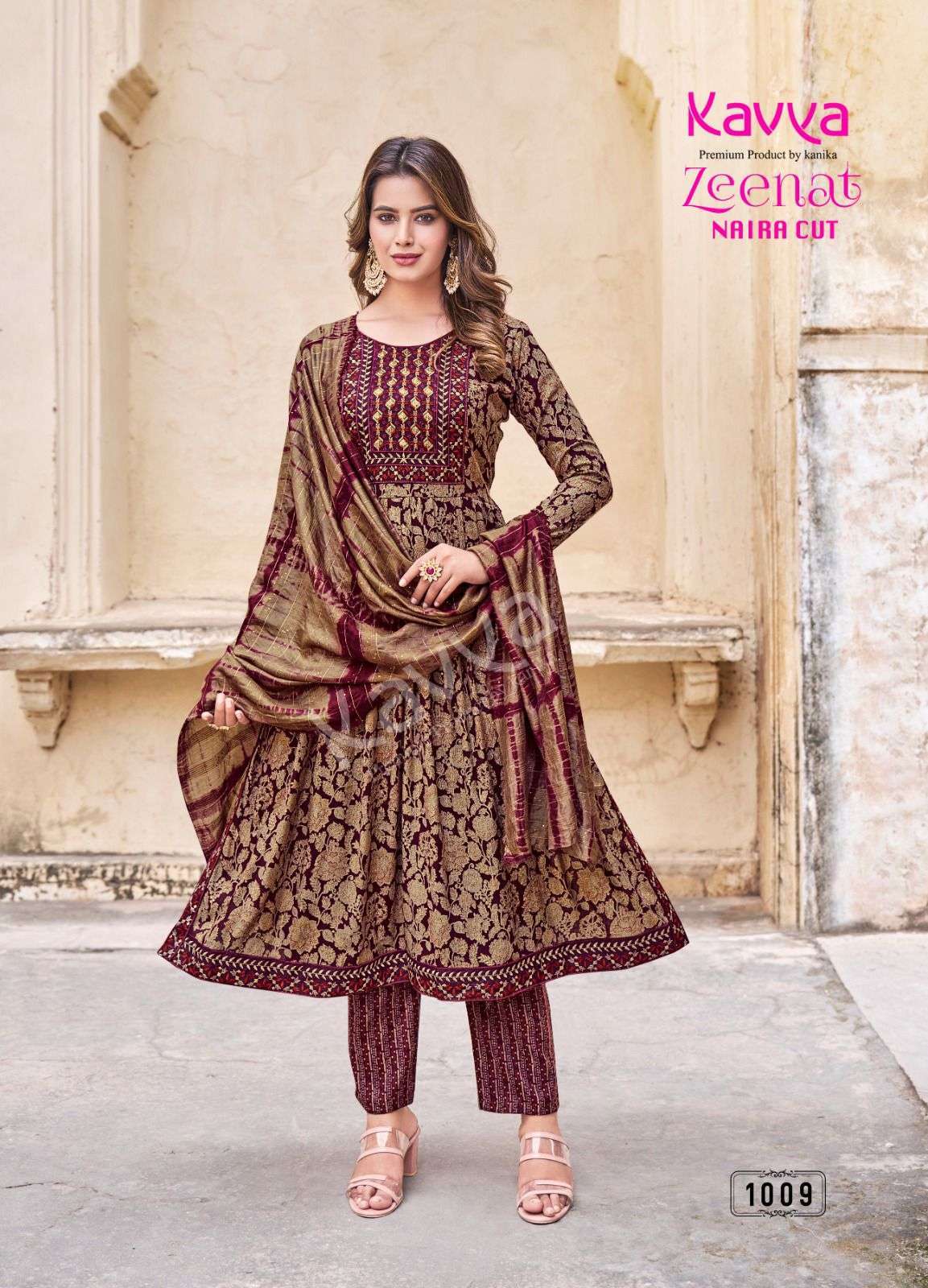 KAVYA ZEENAT VOL 1 Naira Cut Kurti