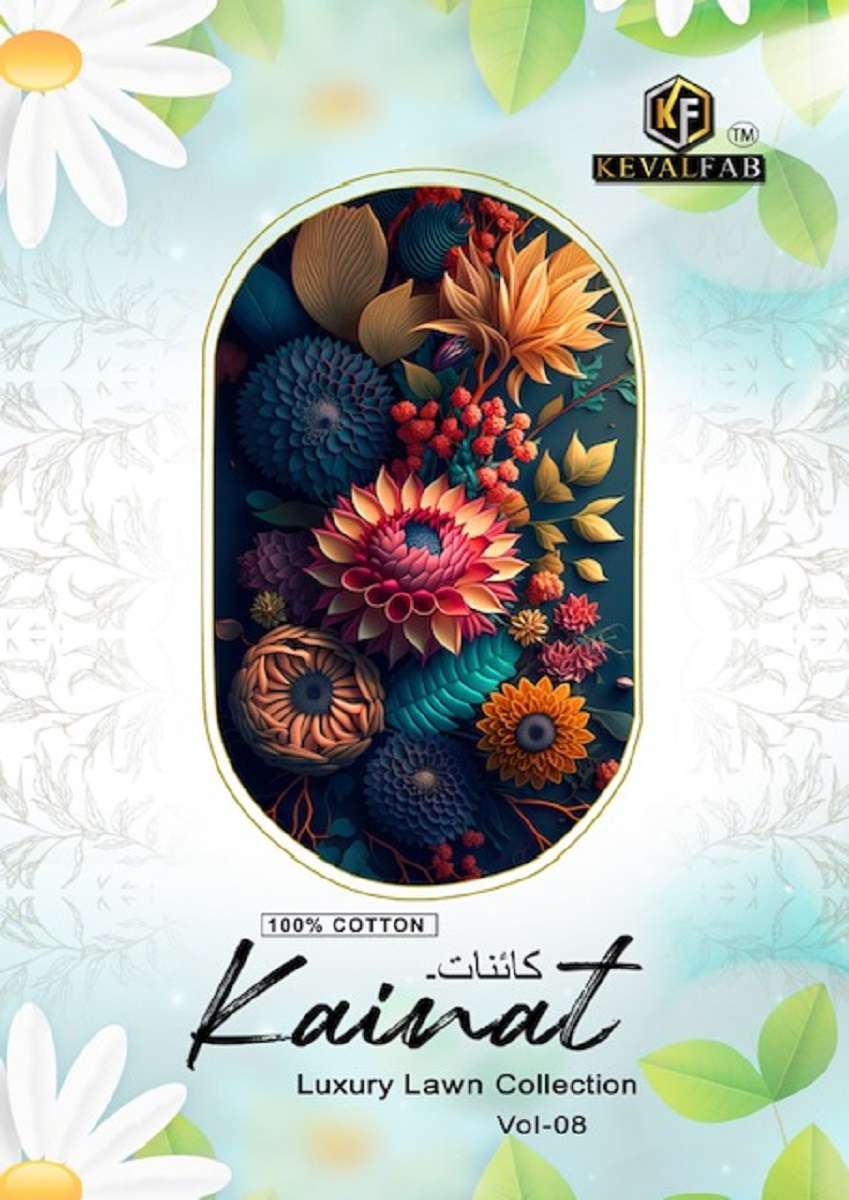 Keval Kainat Vol-8 - cotton  Dress Material - Wholesale