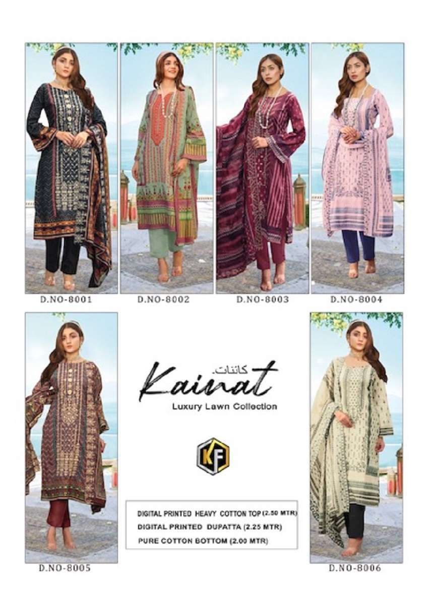 Keval Kainat Vol-8 - cotton  Dress Material - Wholesale