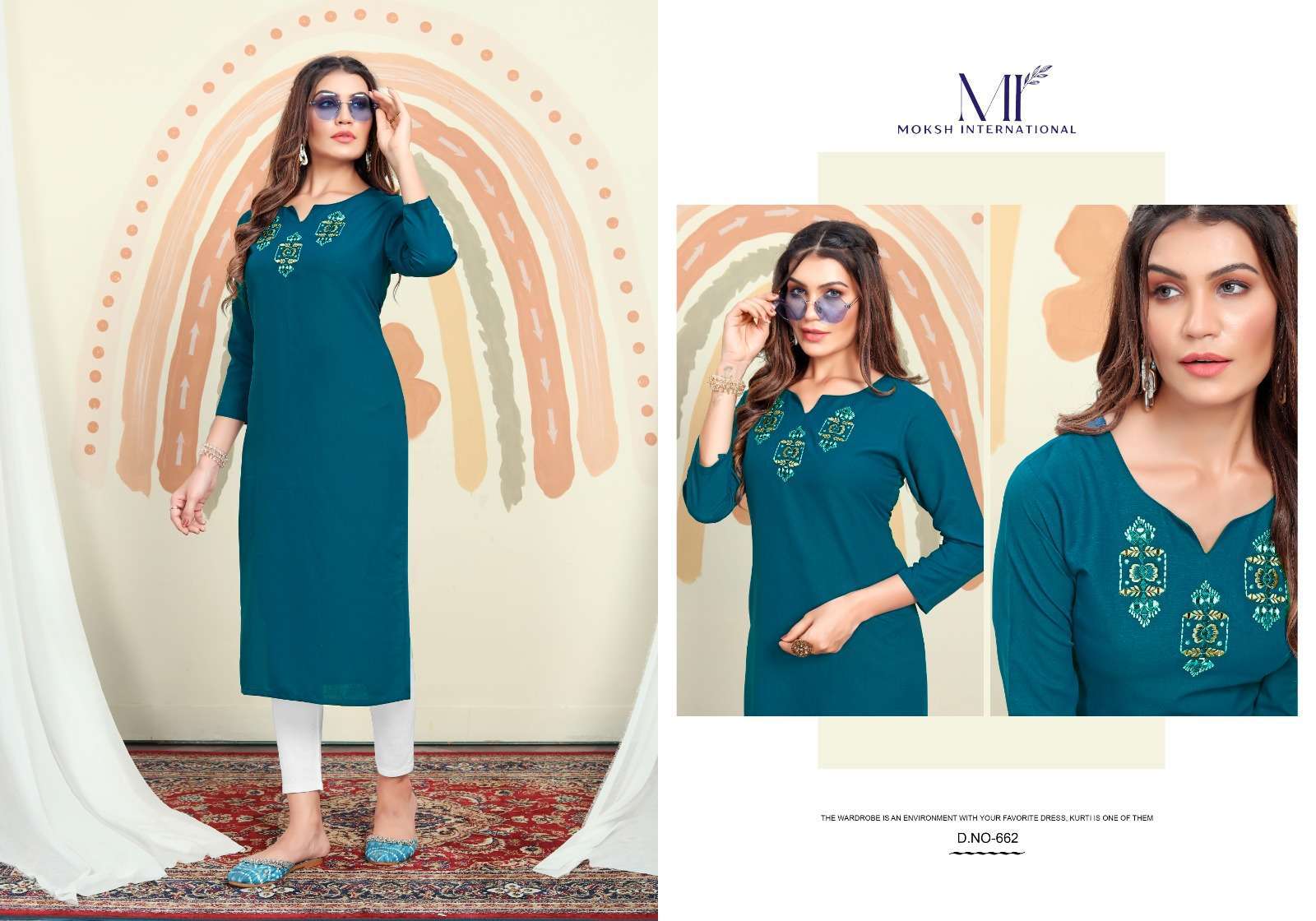 Moksh International Mirror Vol-1 Kurti