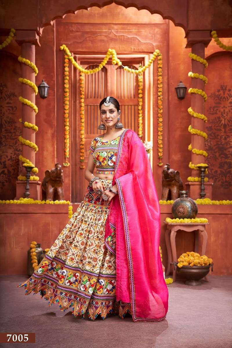 Cream lehenga paired with Tuscan yellow blouse and dupatta only on Kalki |  Colour combinations fashion, Indian wedding fashion, Lehenga