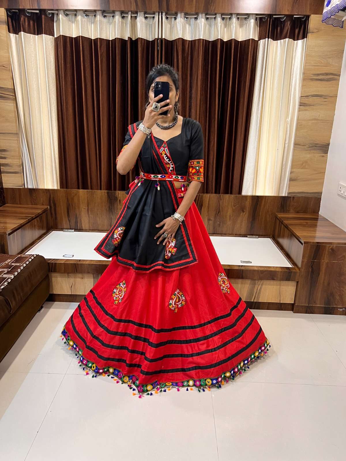 Multi Colour Designer Women's Navratri Lehenga Choli – UrbanWardrobe