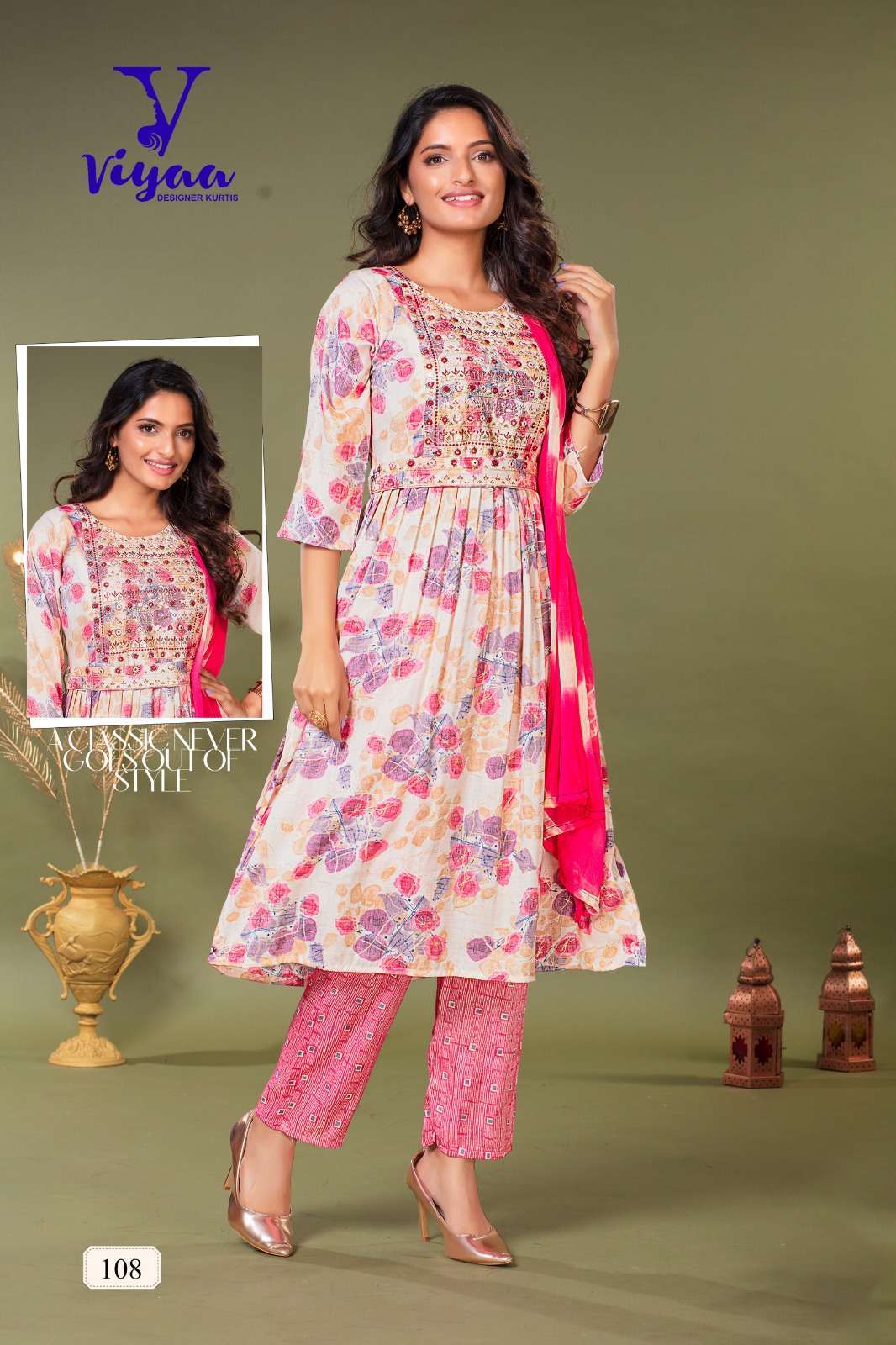 VIYAA DESIGNER MALINI V1 capsule Kurti 