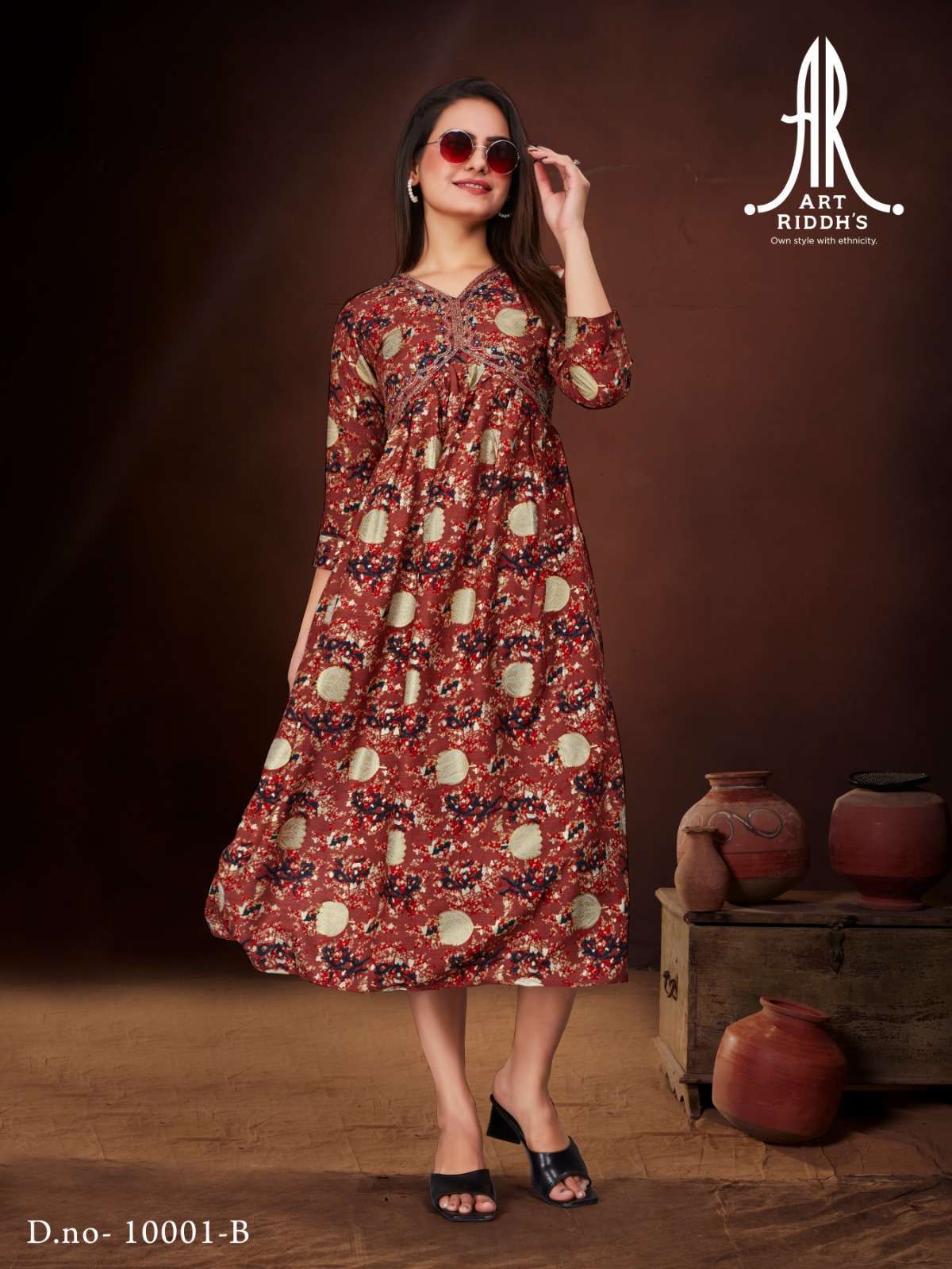 Artriddh Design No 1/B Alia Cut Designer Kurti Wholesale Market INDIA