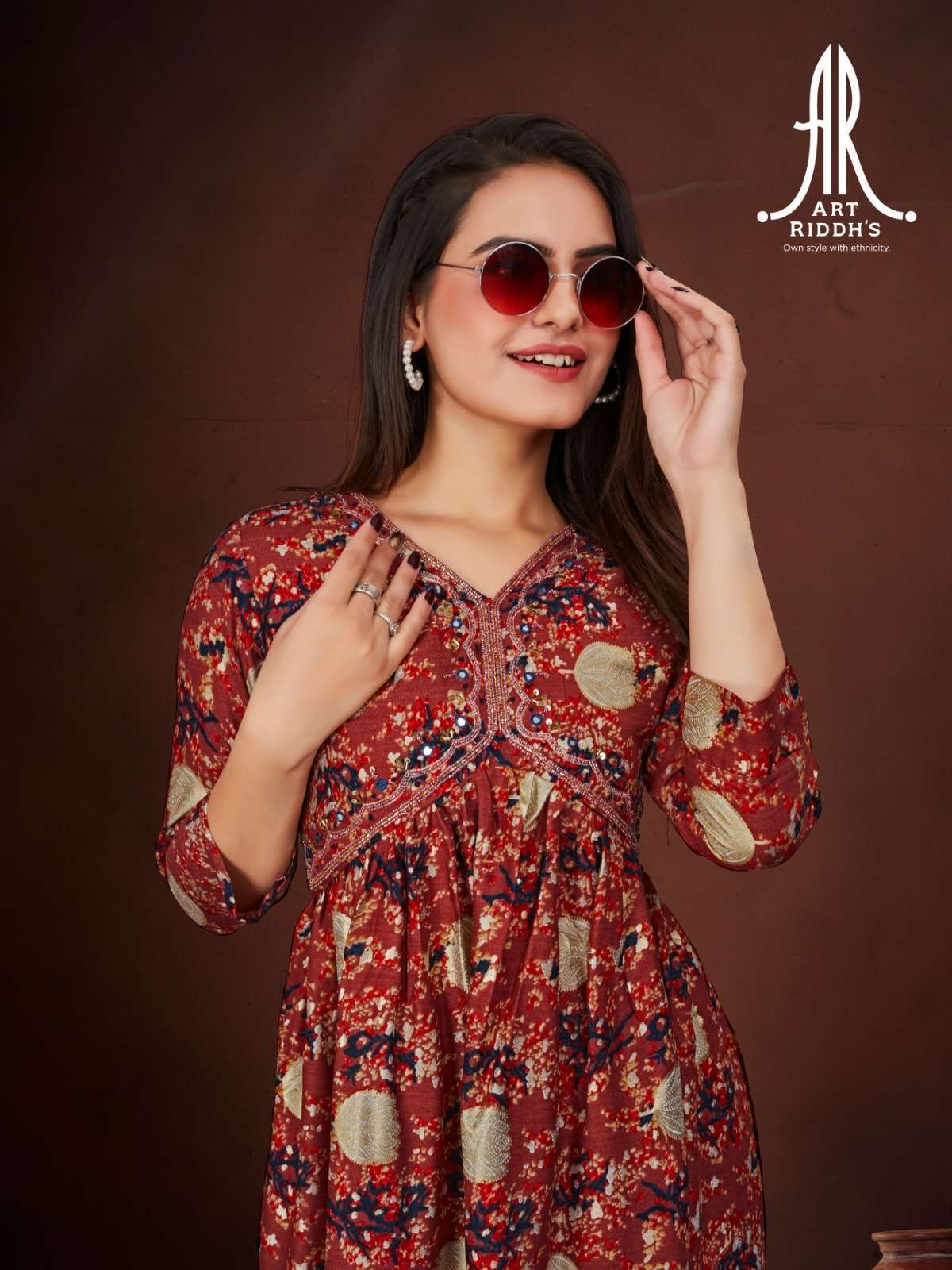 Artriddh Design No 1/B Alia Cut Designer Kurti Wholesale Market INDIA