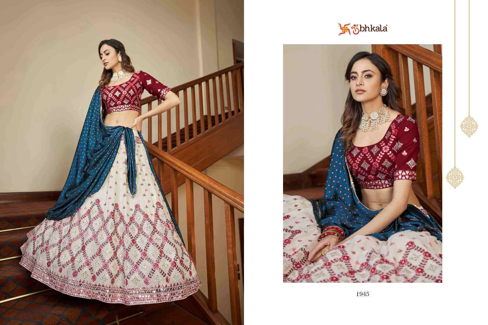 Red & White Jaipuri Cotton Lehenga at Best Price in Jaipur | Sharma And Sons