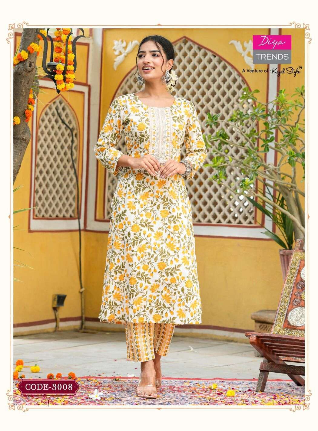 	 DIYA TRENDS COTTON CANDY VOL -3 Kurti 