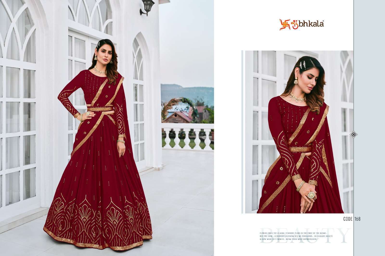 Buy Indian Crimson And Peach Embroidered Designer Lehenga Choli for Women  Online in USA, UK, Canada, Australia, Germany, New Zealand and Worldwide at  Best Price