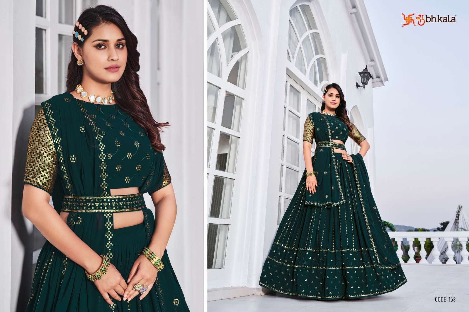 Shubhkala Girly Vol 25 Georgette Partywear Lehenga Choli Wholesale  Collection