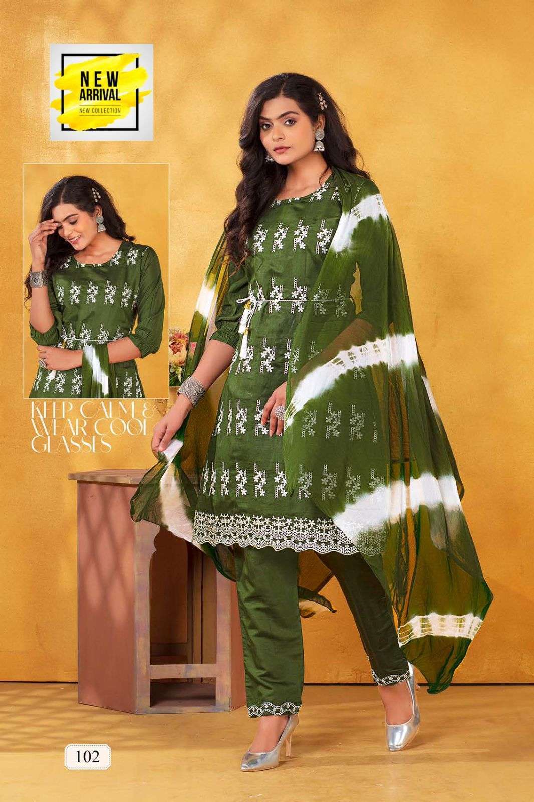 Golden Elegance Designer Vol-1 Kurti 