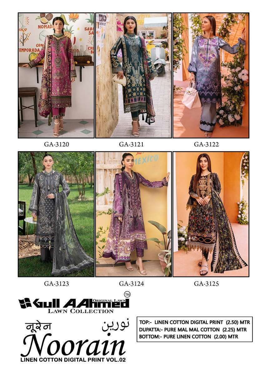 Gull Aahmed Noorain Vol-2 – Dress Material - Wholesale surat