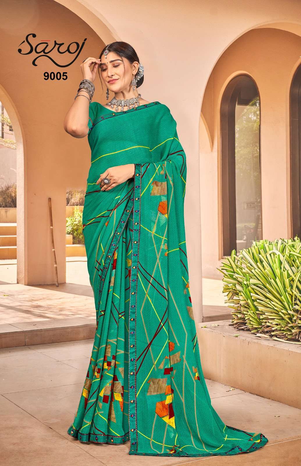 YNF PATTA DIGITAL WEIGHTLESS SAREES