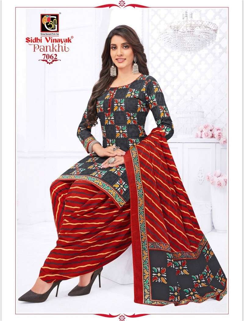 Balaji Raspberry Patiyala 9 Cotton Dress Material Collection Design Catalog