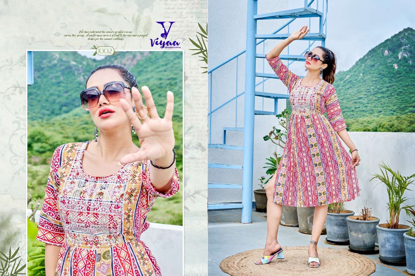 Viyaa Designer Maira V5 Kurti Wholesale SURAT