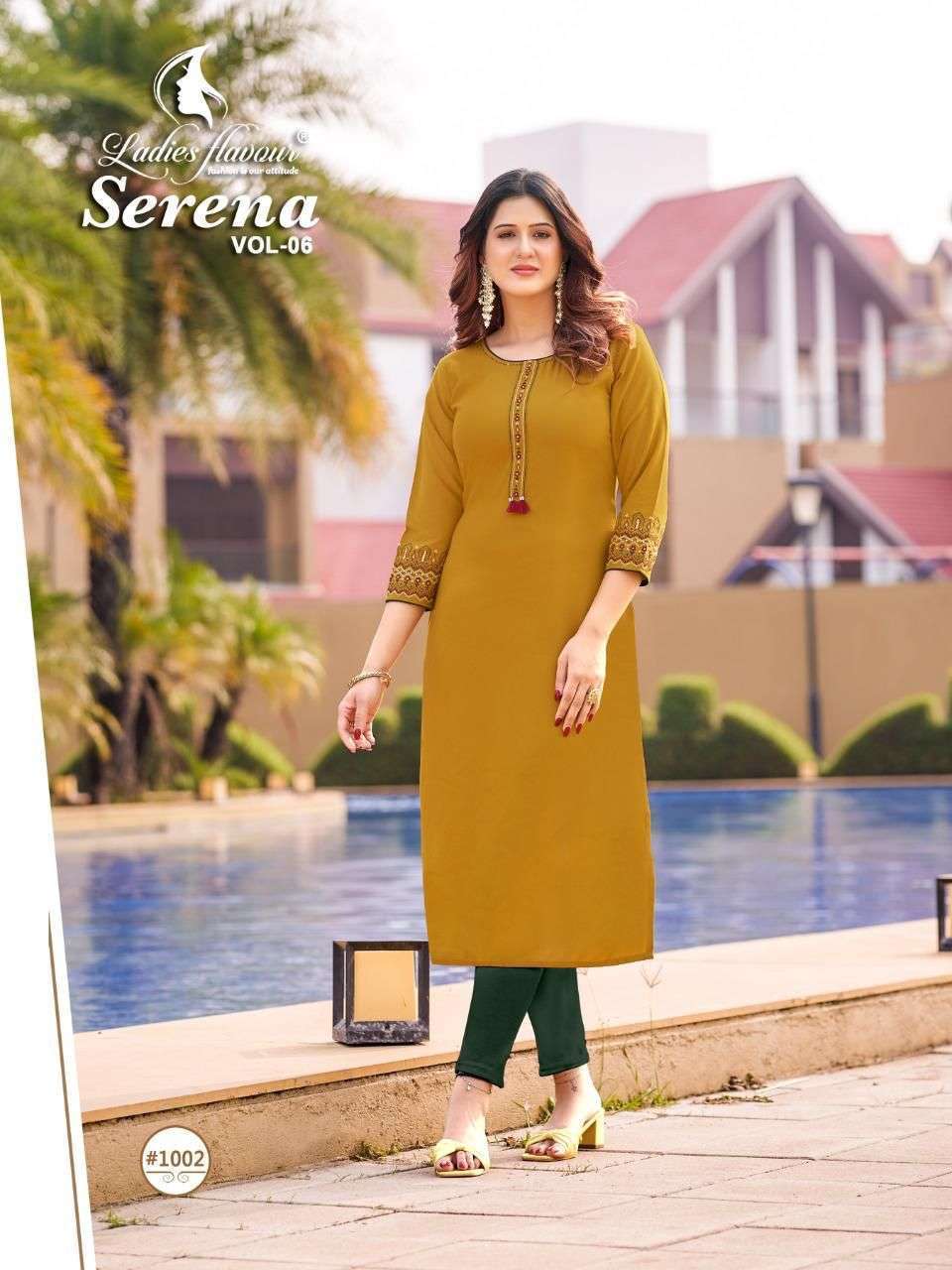 Ladies Flavour Serena Vol-6 Branded Kurti Wholesale collection in india