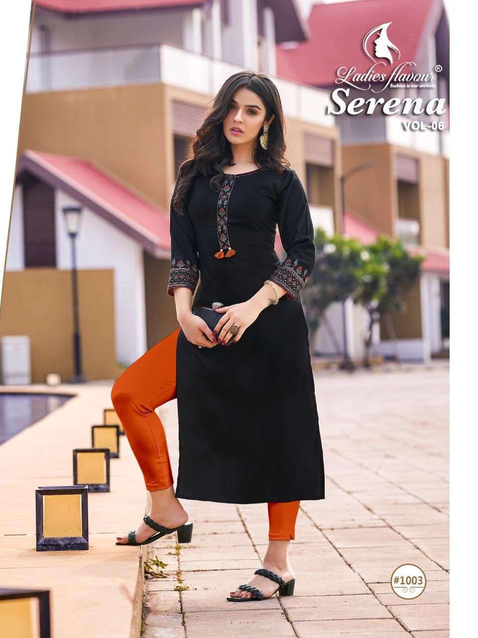 Ladies Flavour Serena Vol-6 Branded Kurti Wholesale collection in india