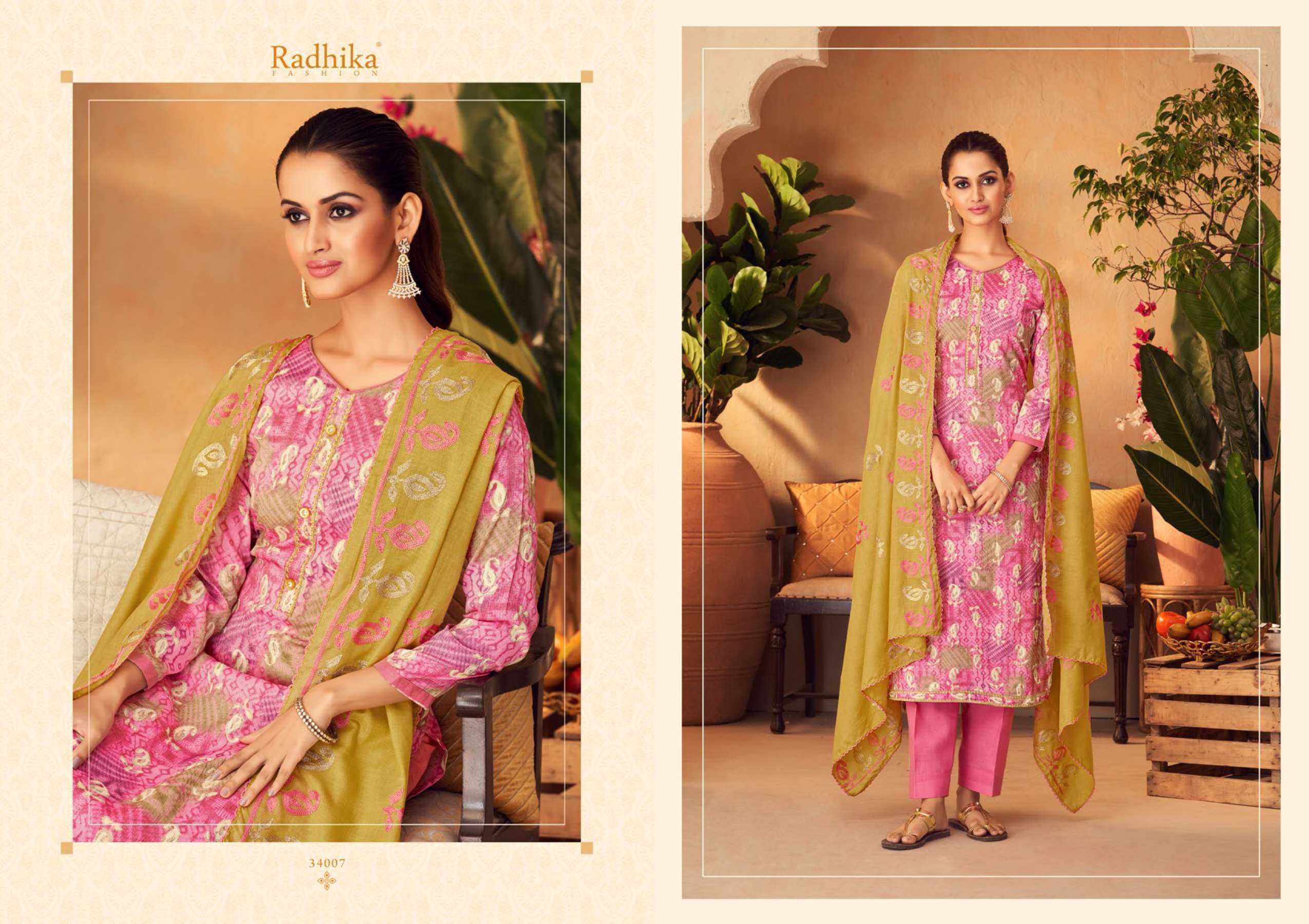 Radhika Blossom 11 Ready Made Kurti Pant Dupatta Wholesale market in india