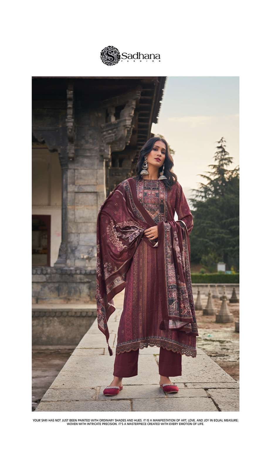 Sadhana Fashion Winter Collection Jaaeza Pashmina Salwar Kameez Wholesale manufacture in india