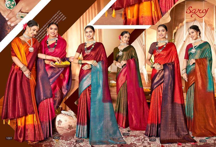 Shangrila Karigari Banarasi Silk Saree Traditional Wear at Rs 995 |  Banarasi Sarees in Surat | ID: 21367695312