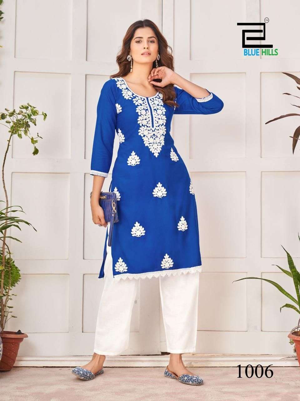 Blue Hills Nawab Rayon Designer Only Kurti Kurti bulk buying