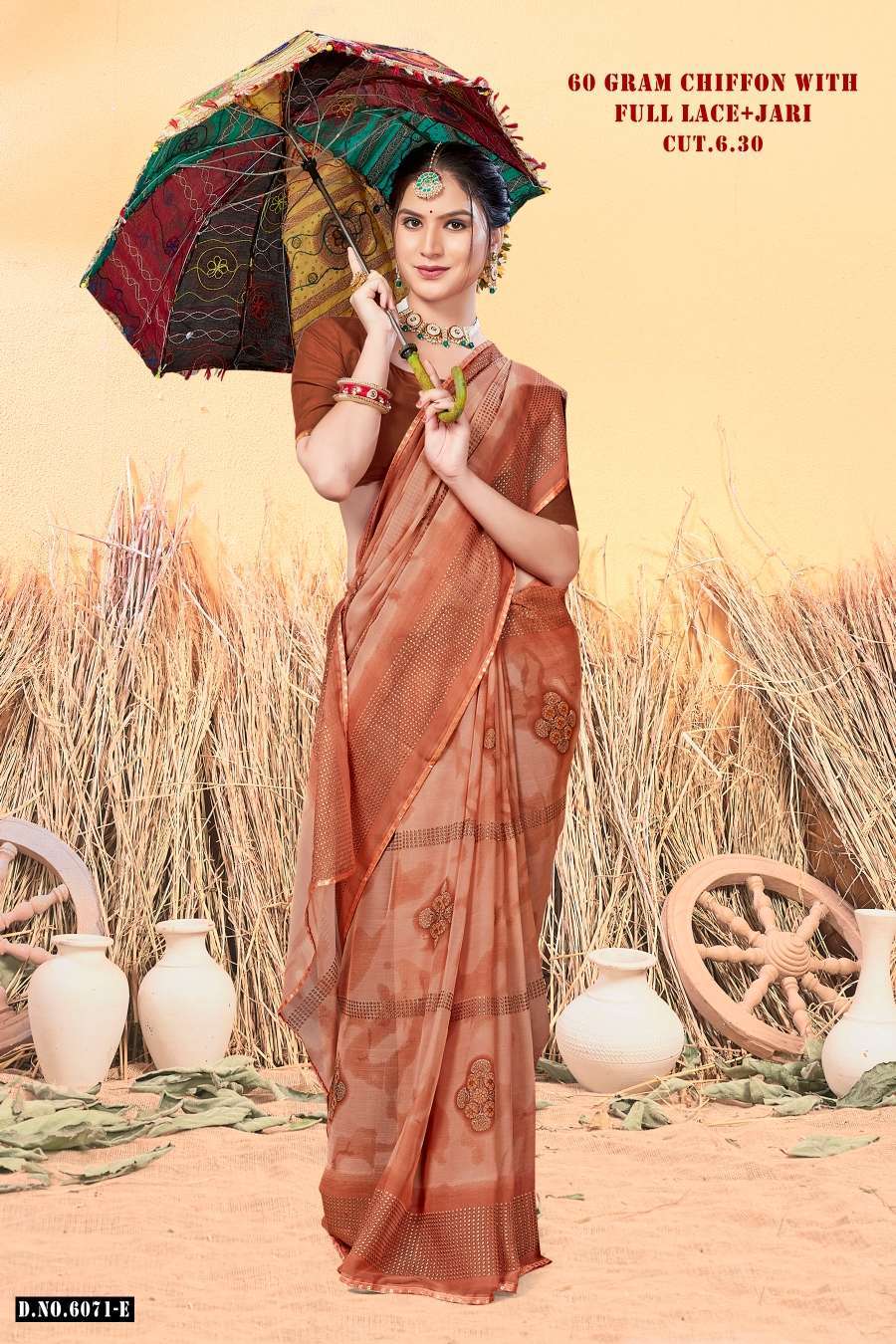 Old Gold Kanjivaram Silk Saree With Floral And Mayil Design | Singhania's