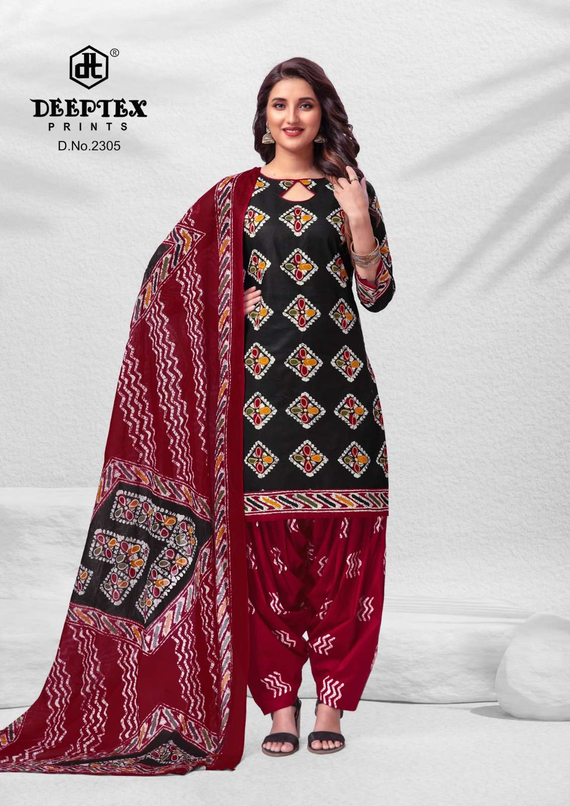 Buy Bombay Buta Brown & Blue Star Flower Design Hand Batik Pure Cotton Dress  Material Set at Amazon.in